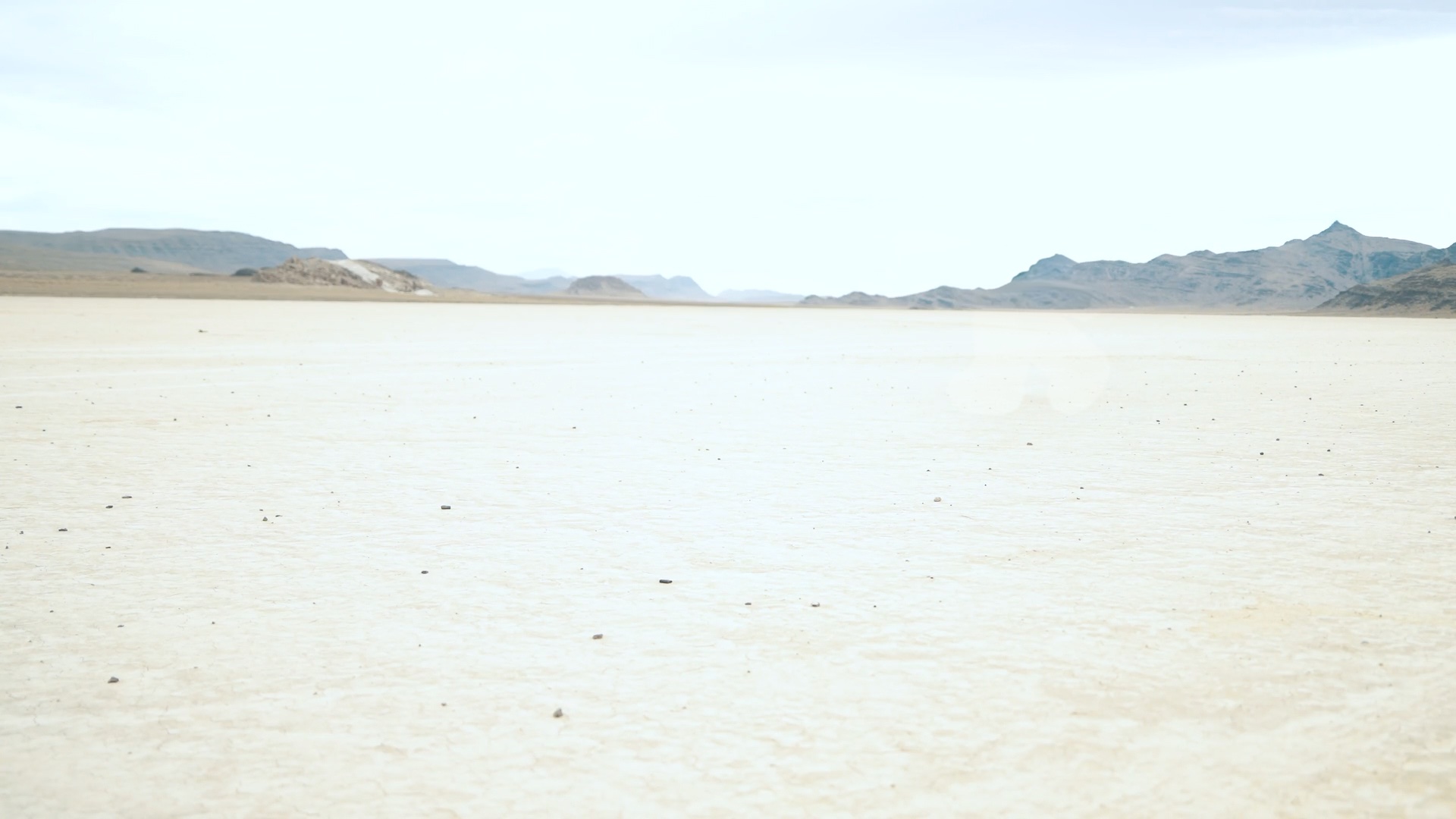 A walker erased from a salt flat — after